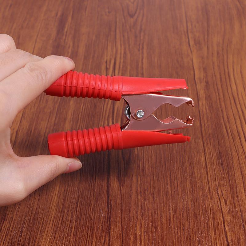 2 шт. 30/50A 80 мм Крокодил Автомобильный Фургон Аккумулятор Тестовый Провод Зажимы Крокодил Электрический Перемычка Кабель Зажим Красный+Черный