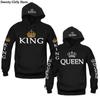 Queen Long Sleeve Hooded Sweater Casual Sweater Sexy Women Men Pullover Sweater Street Fashion