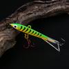 Ice Fishing Baits 2pcs Vertical Jigging Lures Winter Ice Balance Metal Lead Fishing Lures