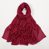 Solid Cotton Modal Hijab For Women Muslim Scarf Big Size Shawls Foulard Islam Head Wraps Headscarves Ramadan Scarves 190*85cm