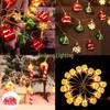 LED Christmas String Lights: Santa, Snowman & Electroplated Ball Stars