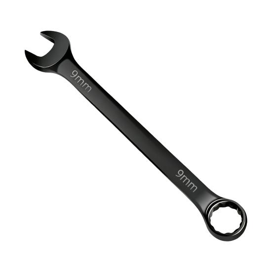 Heavy Duty Steel Spanner Double End Combination Wrench, Heavy-Duty Metric Hexagonal Bolt Tightening Tool High-Strength for Automotive Construction