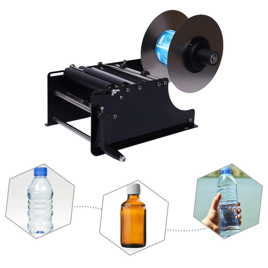 MT-30 10-30pcs/min Label Applicator Manual Small Adhesive Sticker Labeler Semi-automatic Round Bottle Labeling Machine