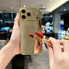 Роскошный Чехол для Телефона с Зеркалом для Макияжа, Ударопрочный, Однотонный, Для iPhone 17 Pro Max 15 14 13 12 11 16 Pro Max XS XR 8 7 Plus, Задняя Крышка