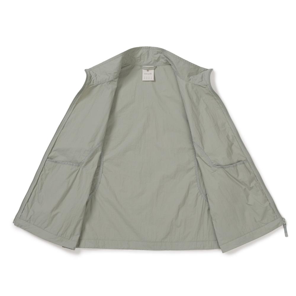 [Snowpeak] Pico Sunblock Ultralight Women's Stand-neck Vest Light Khaki (S26MWTVE77)