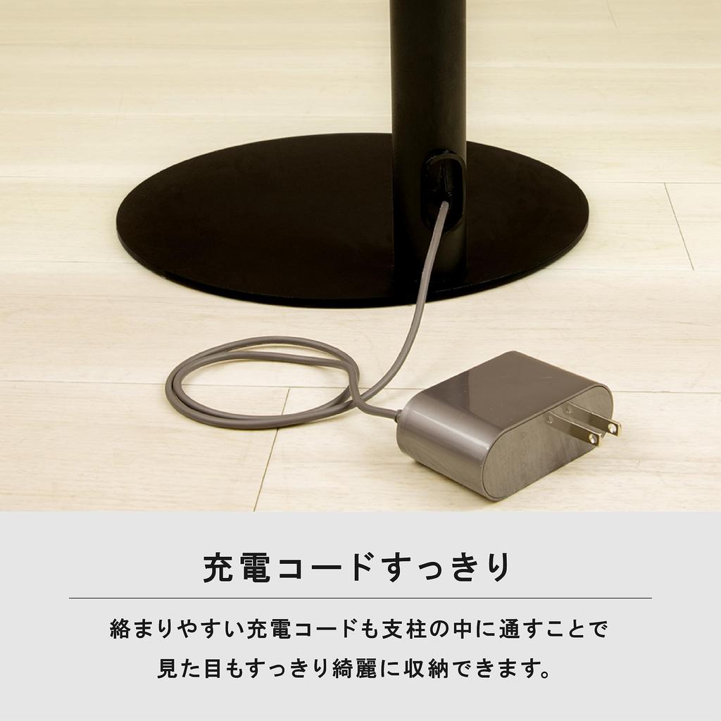 Denkyosha ZEPEAL Stick Vacuum Cleaner Stand, Storage, Easy Assembly, Slim, Dyson Compatible, DCS-M10N-BK