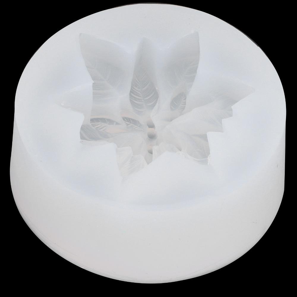 2pcs Flexible Silicone Flower Silicone Mold Easy Release Chocolate Soap Mold Cake Decoration