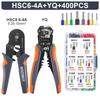 Ferrule Crimper Tool,Ratchet Crimping Tool Kit-Wire Stripper & Crimper Plier ,or Plier Set with Connectors