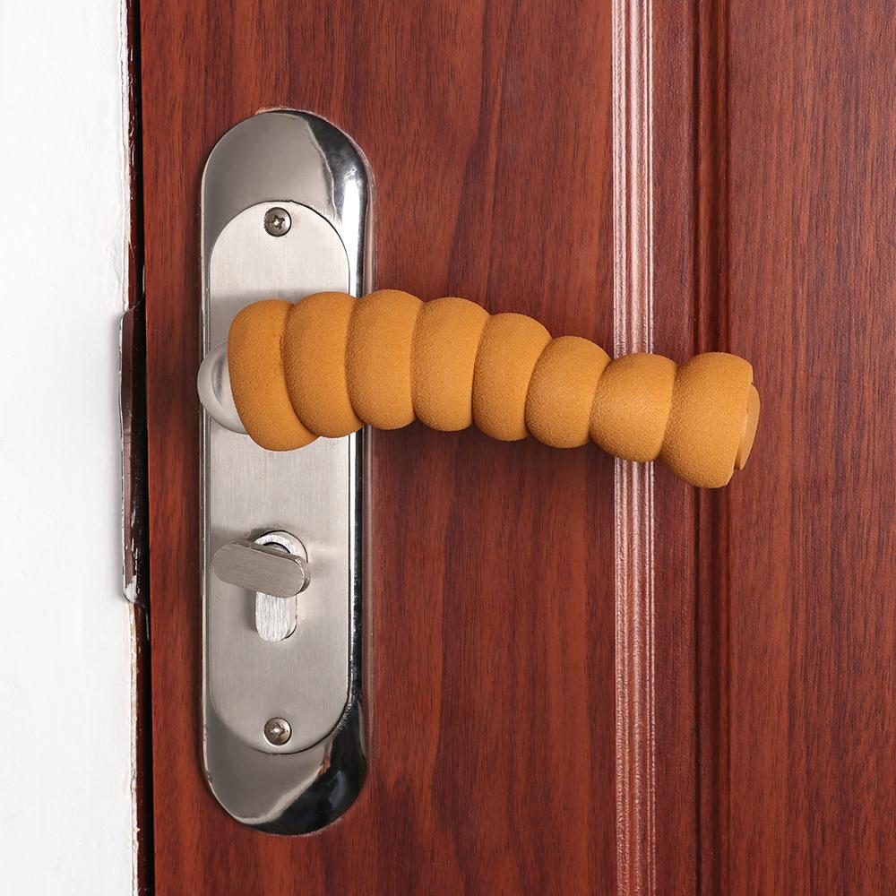 Static-free Doorknob Guard Home Decor Door Stopper Foam Cover Door Handle Protector Baby Safety