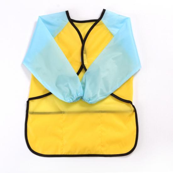 Fashion Waterproof Long Sleeve Baby Toddler Painting Feeding Smock Bib Apron