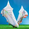 Новые молодежные длинные ногти AG бутсы с высоким верхом сломанные ногти TF взрослые для игры на траве тренировочные спортивные туфли
