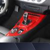 Автомобильный салон Gear Центральная консоль Крышка Отделка Наклейки ABS Для BMW Z4 E85 2009-2015 Аксессуары Украшение в стиле углеродного волокна