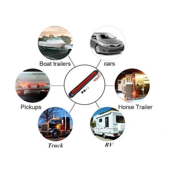 10-30 В 15 светодиодов водонепроницаемый указатель поворота для прицепа грузовика полоса заднего фонаря