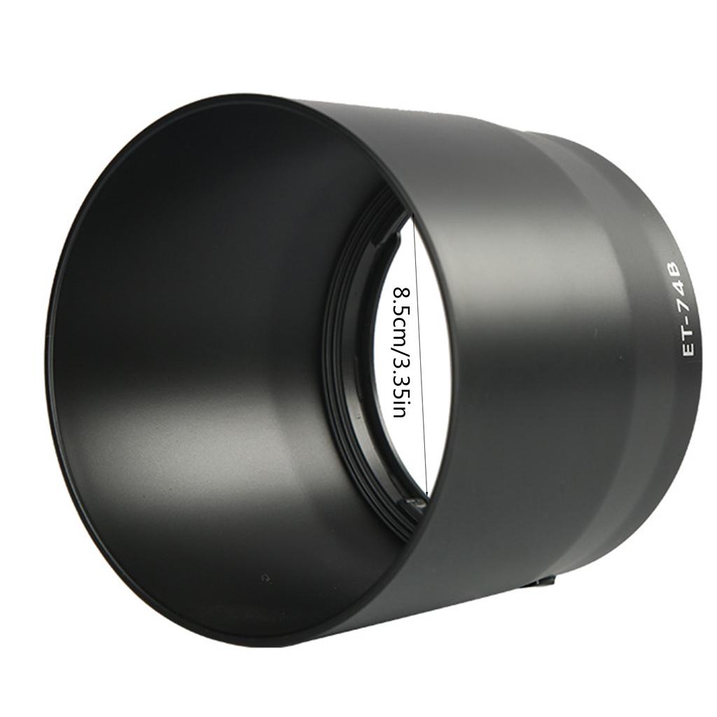 ET-74B Reversible Lens Hood for Canon RF 100-400mm F5.6-8 & EF 70-300mm F/4-5.6 Lens for Canon R RP Ra R5 R6 R3
