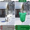 1Pc Winter Protection Bag Against Freeze For Plant Cover Garden Plant With Zip Drawstring Breathable