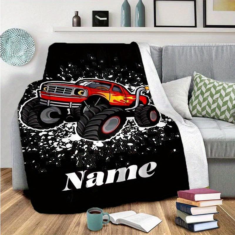 Offroad Vehicles Customize Your Name Blanket Warm Comfortable And Soft Blankets Are Suitable For Home Lunch Break Blanket Office Sofa Sofa Gift To
