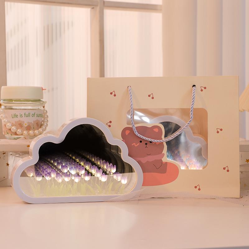 DIY Cloud Tulip Night Light - Handmade Flower Lamp, Perfect Birthday Gift for Girlfriend or Best Friend