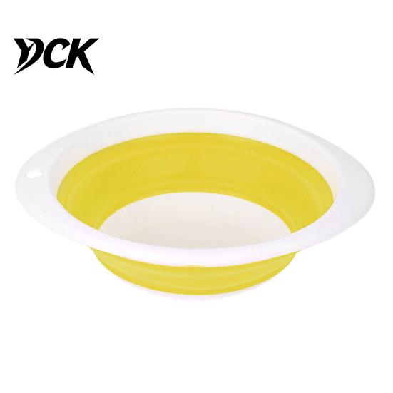 Durable Fishing Lure Bowl Foldable Silicone Bait Basin, Collapsible Bowl, Holder Portable Mixing Bucket Container, Outdoor Angling Accessories Basin