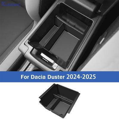 Для Dacia Duster 3 2024 2025 2026 Автомобильная центральная консоль Подлокотник Органайзер для хранения Коробка Авто Dacia Duster 3 2025 Аксессуары