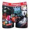 Men's Mona Lisa Artwork Graffiti Elastic Boxer Shorts