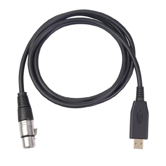 USB Male To XLR Female Microphone Converter Mic Studio Adapter Audio Link Cable