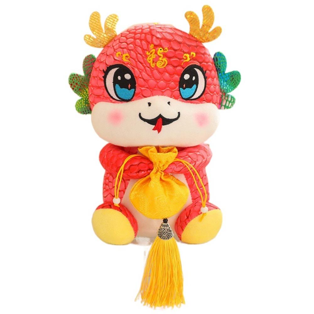 Мягкие куклы 2025 года Змеиного года, симпатичные подвесные украшения для автомобилей, модные плюшевые фигурки змеи, подарок