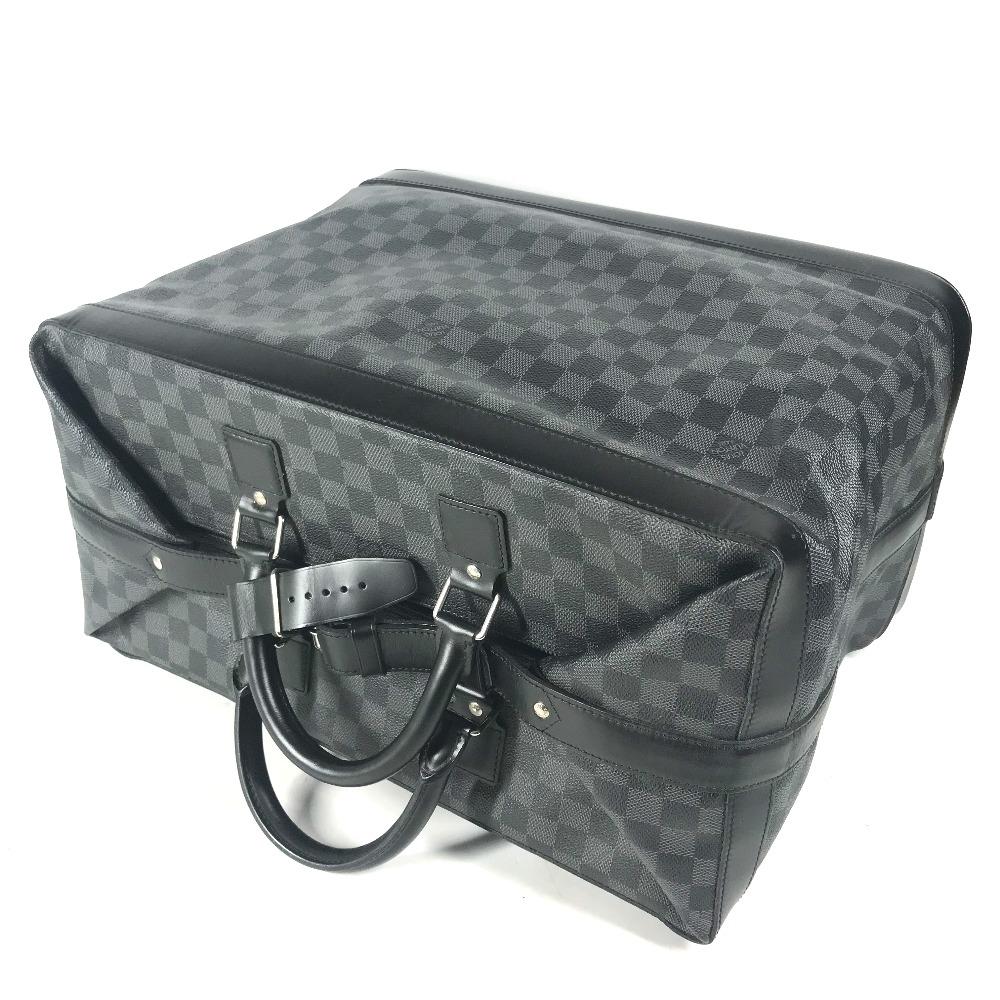 Louis Vuitton N41161 Damier Graphite Grimo Travel Bag Hand Bag Duffle Bag Black