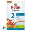 Holle Organic Powdered Milk Stage 2, 6-12 Months, 500g, 2 Units