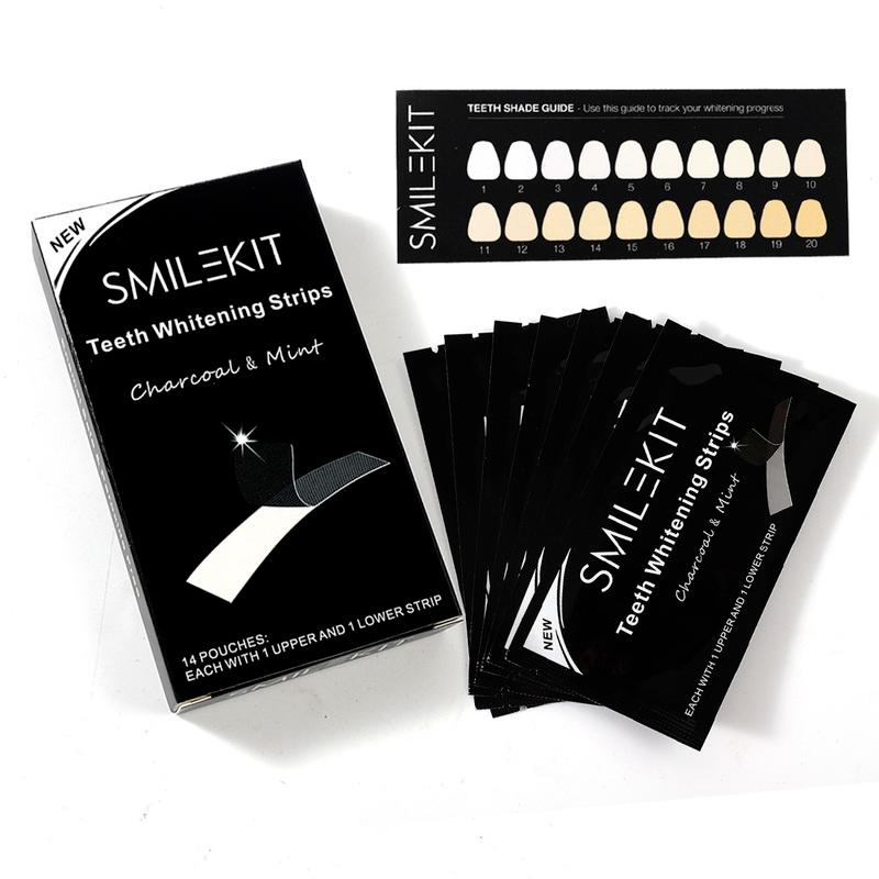 Профессиональные гелевые полоски для отбеливания зубов, гигиена полости рта, двойная эластичная полоска для отбеливания зубов, накладные виниры, инструмент, 7 пар