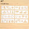 8pcs/set New DIY Craft Stamp Embossing PaintingTemplate Layering Stencils Scrapbooking Flower