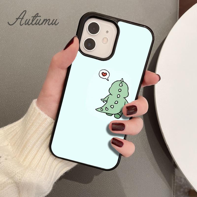 Чехол для телефона Best Friends Dino для iPhone 11 12 13 14 Pro Max mini X XR XS SE 2020 6S 7 8 Plus Samsung Galaxy S21 S22