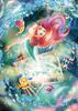 Tenyo In 500 Piece Jigsaw Puzzle Disney The Little Mermaid A Story of Dedicated Love Comes with and Service Card Included [Made Japan] (35x49cm)