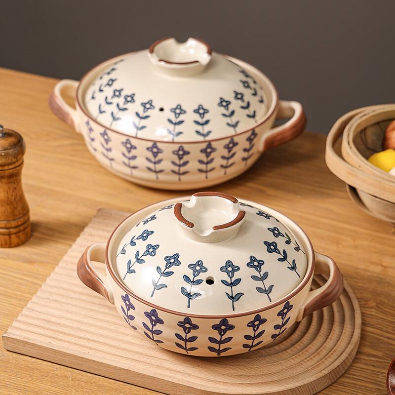 High-Temperature Ceramic Casserole Pot