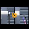 Угловой кабель USB C на USB C, 240 Вт, 90 градусов, Type C, зарядный шнур, кабель данных для смартфона, ноутбука