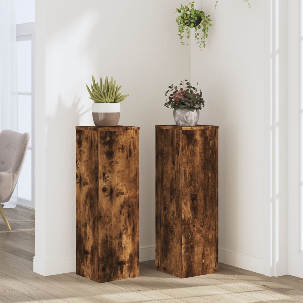2pcs Entrance Plant Stand, Wedding Decoration Stand, Flower Pot Stand, Living Room Display Stand, Speaker Stand 25x25x80cm