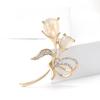 Creative Design Alloy Opal Bouquet Brooch Elegant High-End Women'S Clothing Brooch Ornament Pin