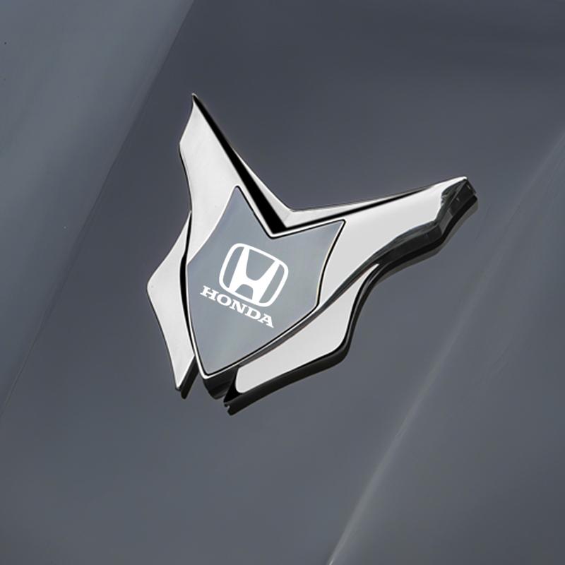 3D Metal Car Body Sticker Emblem Badge Rear Tail Trunk Decal For Honda Fit Civic Accord 7 8 9 10 Pilot City Jazz CRV HRV