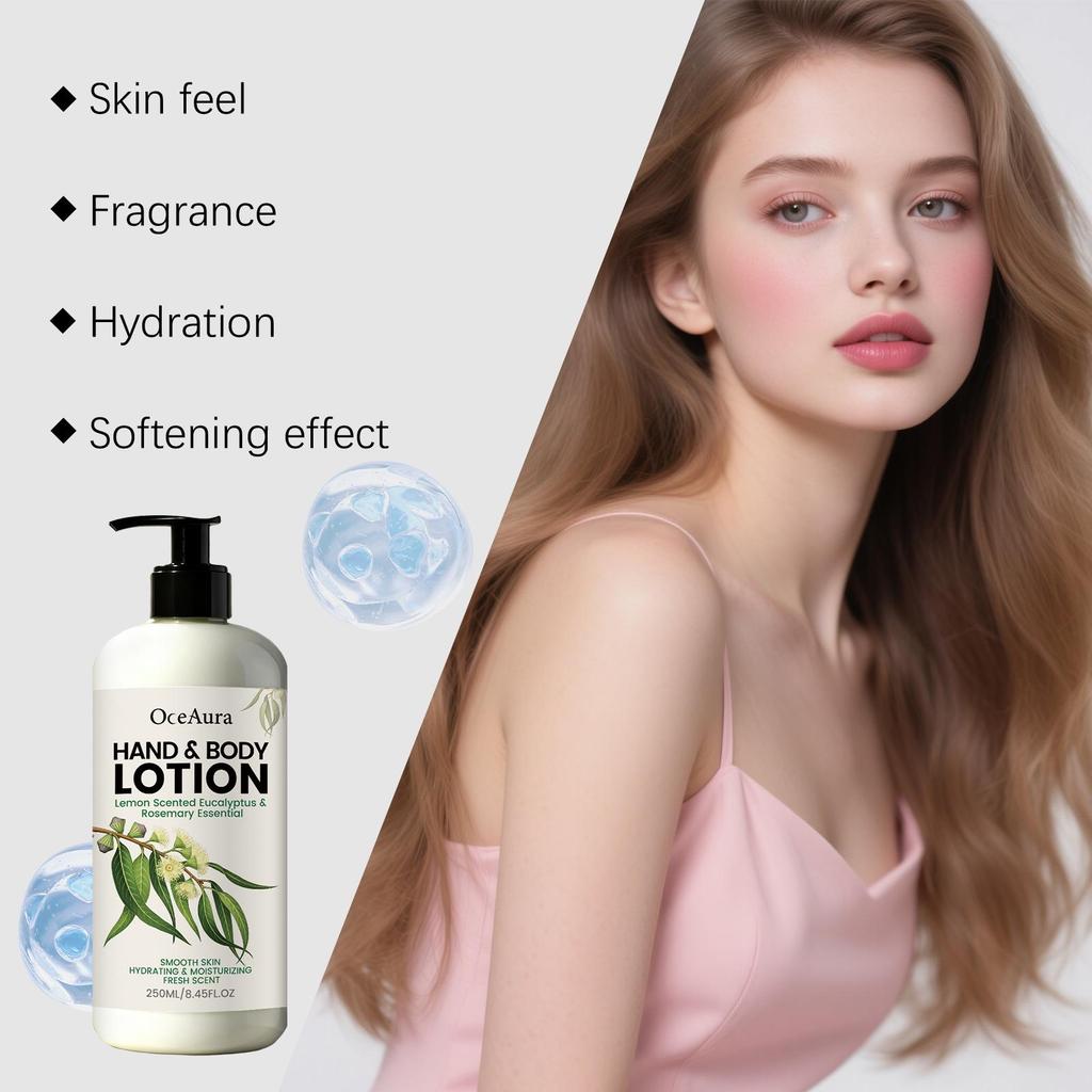 OCEAURA Lemon Eucalyptus Moisturizing Body Lotion