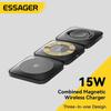 Essager 3 In 1 Magnetic Wireless Charger Stand For Iphone 14 13 12 Pro Max Apple Watch Airpods 15w Fast Charging Dock Station
