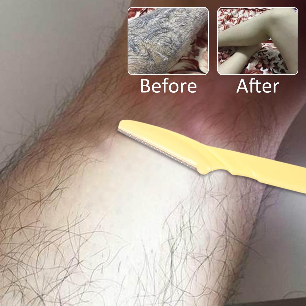 36 шт. бритв для бровей и лица для женщин и мужчин, триммер для волос на бровях, бритвы для лица с защитными крышками, безопасны для начинающих