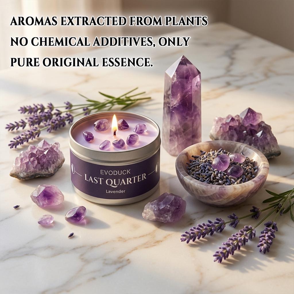 EVODUCK Moon phase Scented Candles 3oz Law of Attraction Manifestation Energy Boosting Christmas Home Decoration Holders Gift