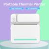 Portable Pocket-size Thermal Printer Wireless BT Printer Simple Operation Support Photo Notes