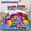 Grand Chase print Pattern Bedding,Quilt Set Quilt Cover Pillowcase Home Birthday Gift (1*duvet cover+2*pillowcase,without core)XSJT0917040