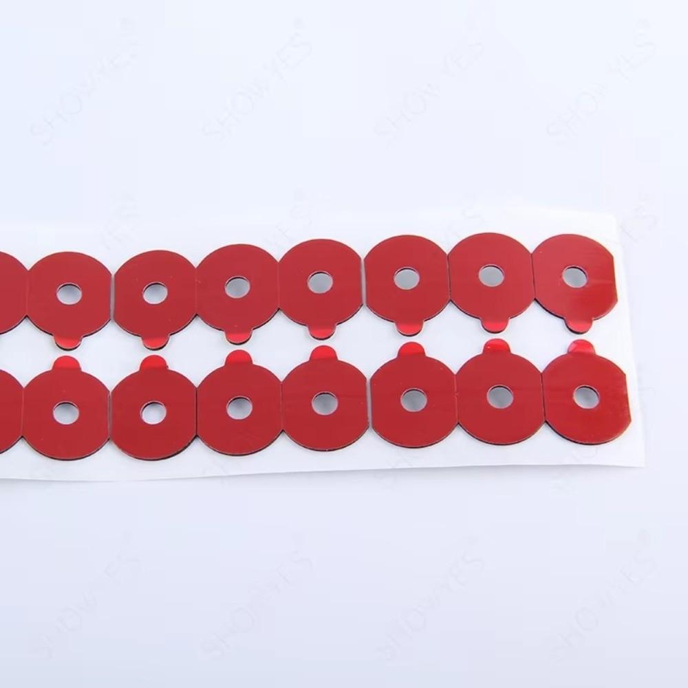 Red Lens Edging Blocking Pads Double Sided Lens Processing Accessories for Lens Processing