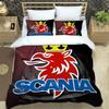 3D логотип S-Scania Принтованные Комплекты Постельного Белья изысканный набор принадлежностей пододеяльник комплект покрывала постельный набор роскошный подарок на день рождения