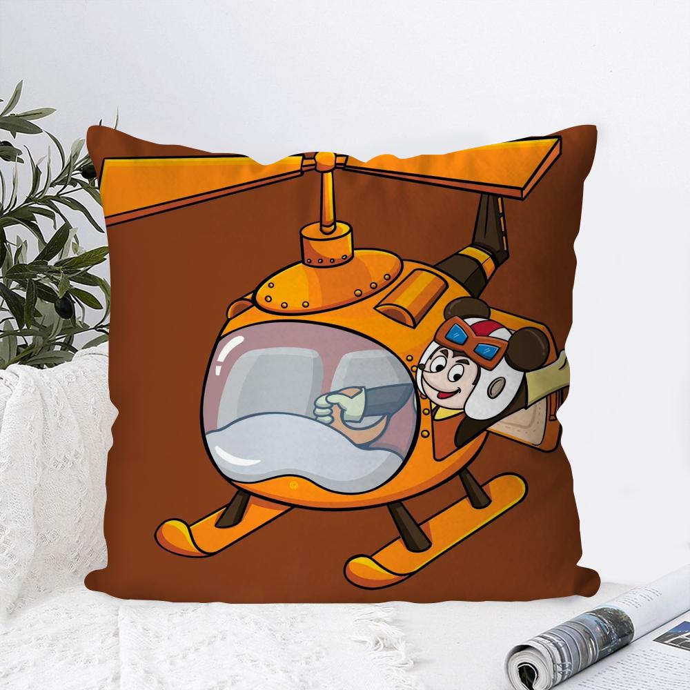 S-Shuke B-Beita Анимационная наволочка Квадратная подушка Спальня Диван Досуг Комфортная подушка Автомобиль Гостиная Домашнее украшение