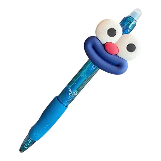 Cute Large Mouth Gel Pen Cartoon Ballpoint Pens Comfortable Grip Colorful Writing Pen for School Office Party