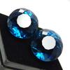 A+ CERTIFIED Blue Sapphire 55Ct Round Cut Loose Gemstone Pair for Jewelry Making