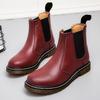 Designer Luxury Unisex Genuine Leather Top Women 46 Ankle Men Chelsea Boots Motorcycle Woman Female for Adult Men
