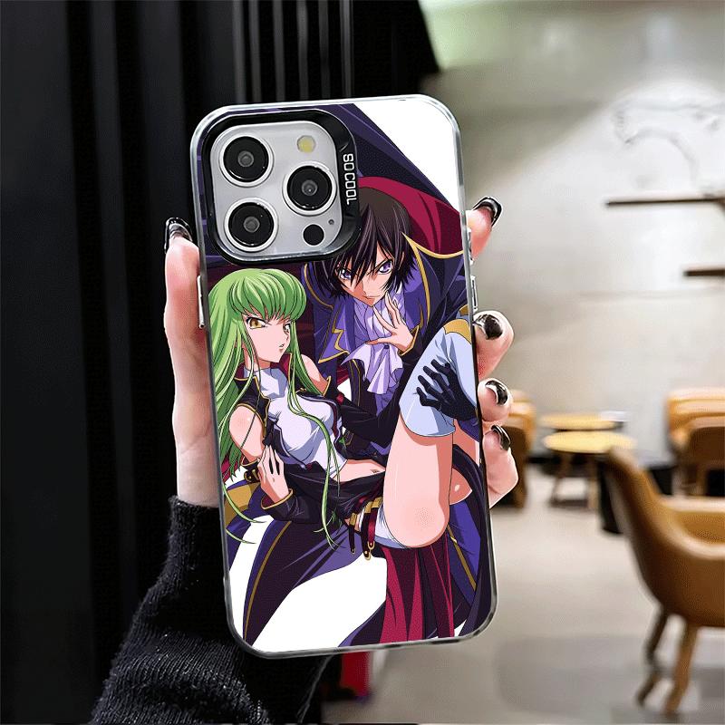 Ударопрочный чехол для телефона Code Geass Anime для iPhone 17 Air 16 16E 15 Pro Max 14 Plus 13 Mini 12 Задняя крышка Противоударный Fundas